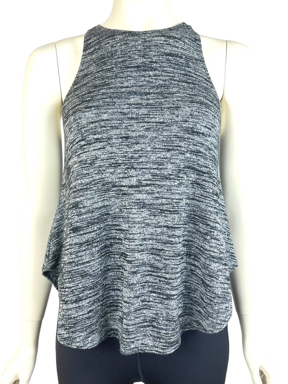 Aritzia Wilfred Free Burnette Tank Top Women's Small Marl Gray Swing Blouse